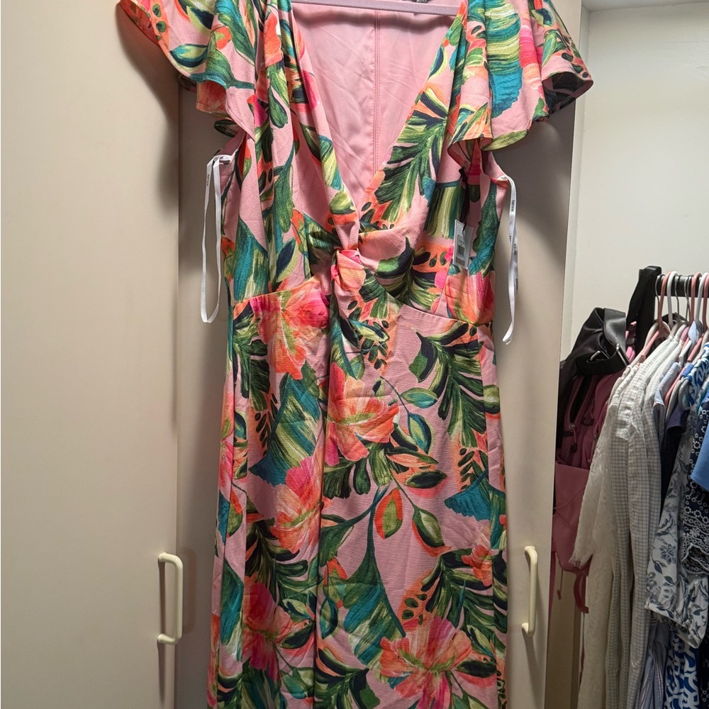 Floral Pink Dress Kensie 12 new